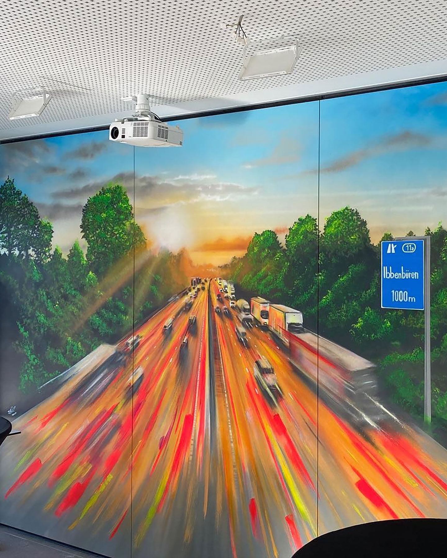 Graffiti Konferenzraum