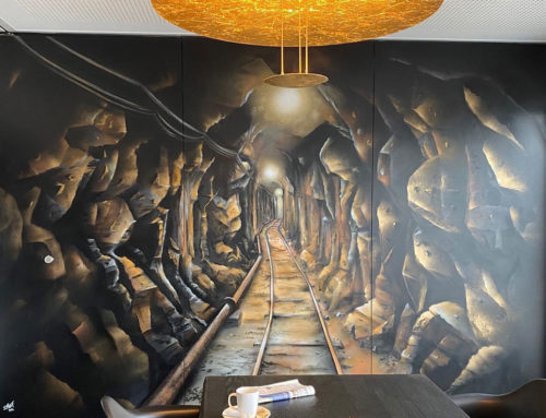 Graffiti in Innenräumen – Konferenzräume von Impluspartner